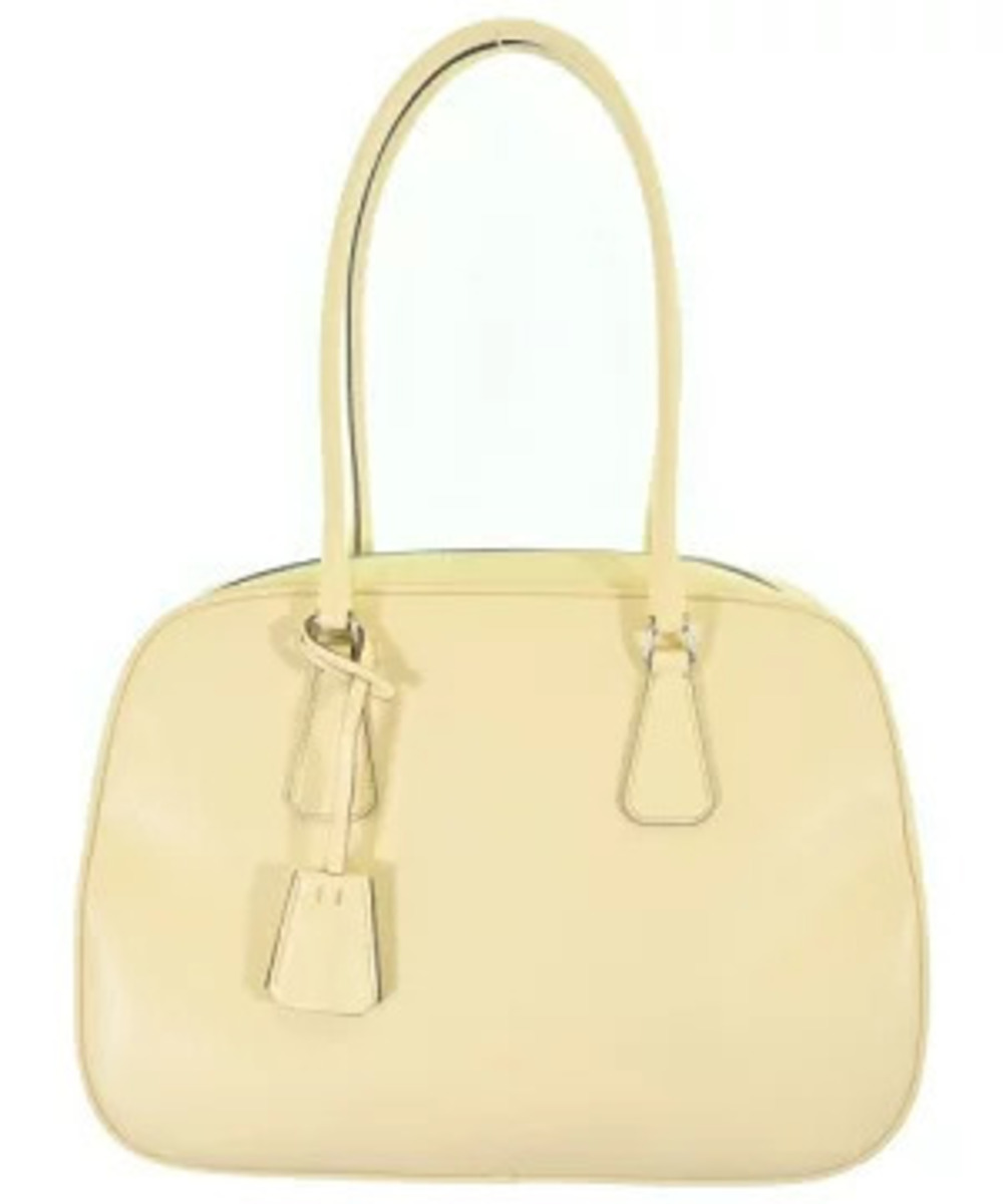 Prada Handbag Beige Cream
